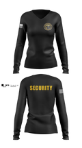 Detroit bodyguards protection unit Women's Long Sleeve V-neck Shirt - 3