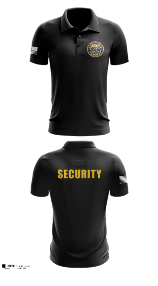 Detroit bodyguards protection unit Short Sleeve Performance Polo - 3