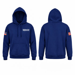Hoodie, Madison Fire Department, Fire Department, Teamtime, Team time, sublimation, custom sports apparel, team uniforms, spirit wear, spiritwear, sports uniforms, custom shirts, team store, custom team store, fundraiser sports, apparel fundraiser