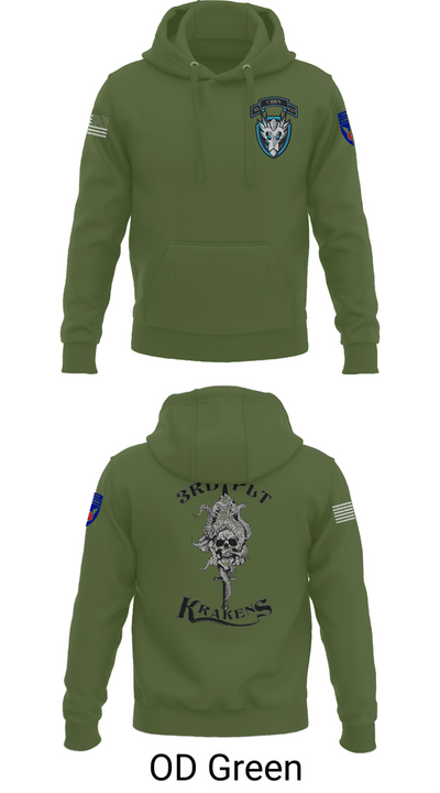95th cbrn 3rd plt Hoodie - 58