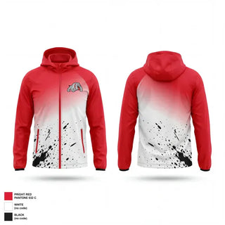 Windbreaker, Quinter Bulldogs, Cross Country, Teamtime, Team time, sublimation, custom sports apparel, team uniforms, spirit wear, spiritwear, sports uniforms, custom shirts, team store, custom team store, fundraiser sports, apparel fundraiser