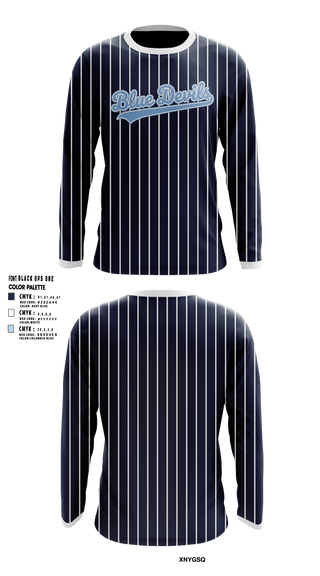 Blue Devils Long Sleeve Performance Shirt - 5