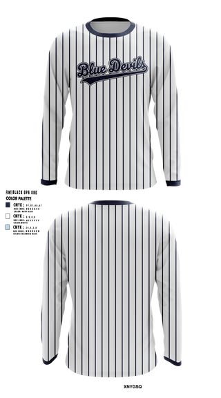Blue Devils Long Sleeve Performance Shirt - 7