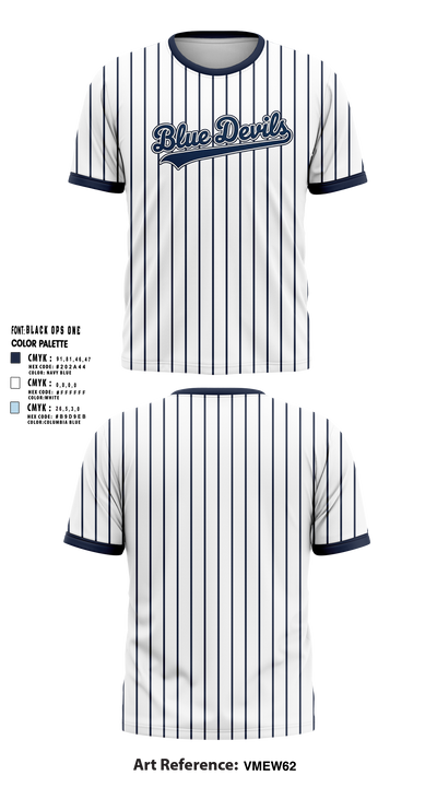 Blue Devils Short Sleeve Performance Shirt - 7