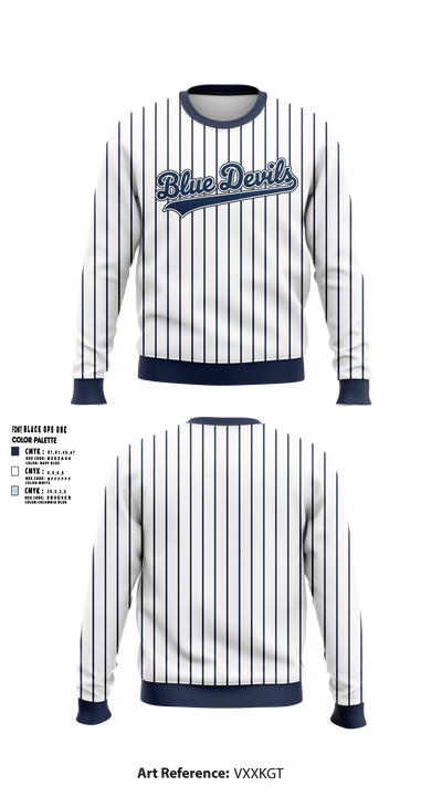 Blue Devils Crew Neck Sweatshirt - 7