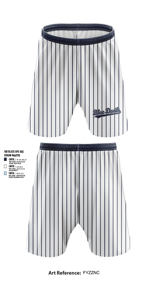 Blue Devils Athletic Shorts With Pockets - 7