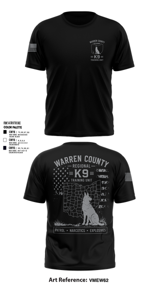 Warren County Sheriff’s Office K-9 Short Sleeve Performance Shirt - 7