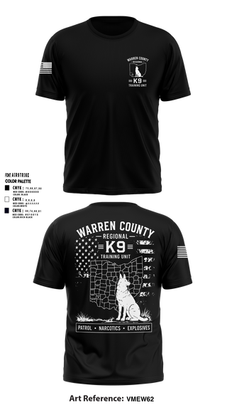 Warren County Sheriff’s Office K-9 Short Sleeve Performance Shirt - 8