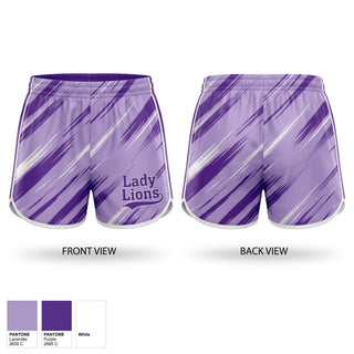 Womens Shorts, Lady Lions, Softball, Teamtime, Team time, sublimation, custom sports apparel, team uniforms, spirit wear, spiritwear, sports uniforms, custom shirts, team store, custom team store, fundraiser sports, apparel fundraiser