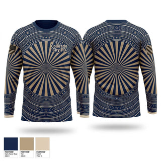 Long Sleeve Performance Shirt, Colorado City PD, Police, Teamtime, Team time, sublimation, custom sports apparel, team uniforms, spirit wear, spiritwear, sports uniforms, custom shirts, team store, custom team store, fundraiser sports, apparel fundraiser