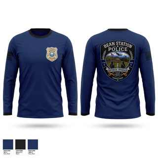 Long Sleeve Performance Shirt, BEAN STATION POLICE DEPARTMENT, Police, Teamtime, Team time, sublimation, custom sports apparel, team uniforms, spirit wear, spiritwear, sports uniforms, custom shirts, team store, custom team store, fundraiser sports, apparel fundraiser