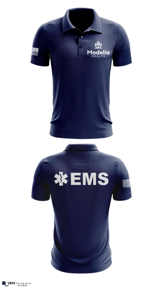 Short Sleeve Performance Polo, Madelia Health EMS, EMS/EMT, Teamtime, Team time, sublimation, custom sports apparel, team uniforms, spirit wear, spiritwear, sports uniforms, custom shirts, team store, custom team store, fundraiser sports, apparel fundraiser