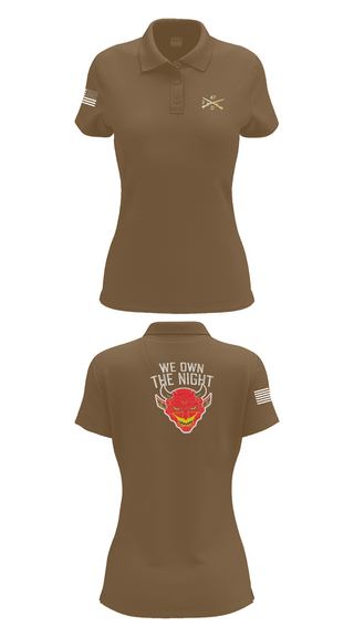 Womens Short Sleeve Performance Polo, , Army, Teamtime, Team time, sublimation, custom sports apparel, team uniforms, spirit wear, spiritwear, sports uniforms, custom shirts, team store, custom team store, fundraiser sports, apparel fundraiser