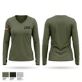 LASD Women's Long Sleeve V-neck Shirt - 1