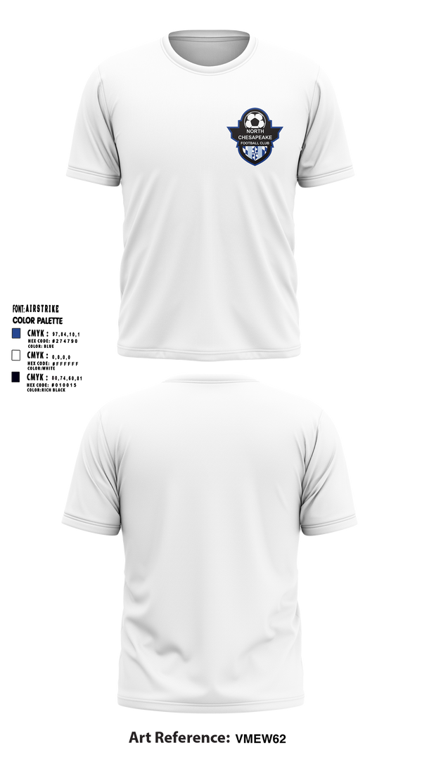 Soft Poly Tee Cotton Like Feel, North Chesapeake Football Club, Men's Soccer, Teamtime, Team time, sublimation, custom sports apparel, team uniforms, spirit wear, spiritwear, sports uniforms, custom shirts, team store, custom team store, fundraiser sports, apparel fundraiser