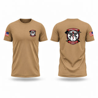 Old School Cotton Feel Shirt, XENIA FIRE PROTECTION DISTRICT, Fire Department, Teamtime, Team time, sublimation, custom sports apparel, team uniforms, spirit wear, spiritwear, sports uniforms, custom shirts, team store, custom team store, fundraiser sports, apparel fundraiser