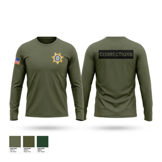 Long Sleeve Performance Shirt, Benton County Jail, Police, Teamtime, Team time, sublimation, custom sports apparel, team uniforms, spirit wear, spiritwear, sports uniforms, custom shirts, team store, custom team store, fundraiser sports, apparel fundraiser