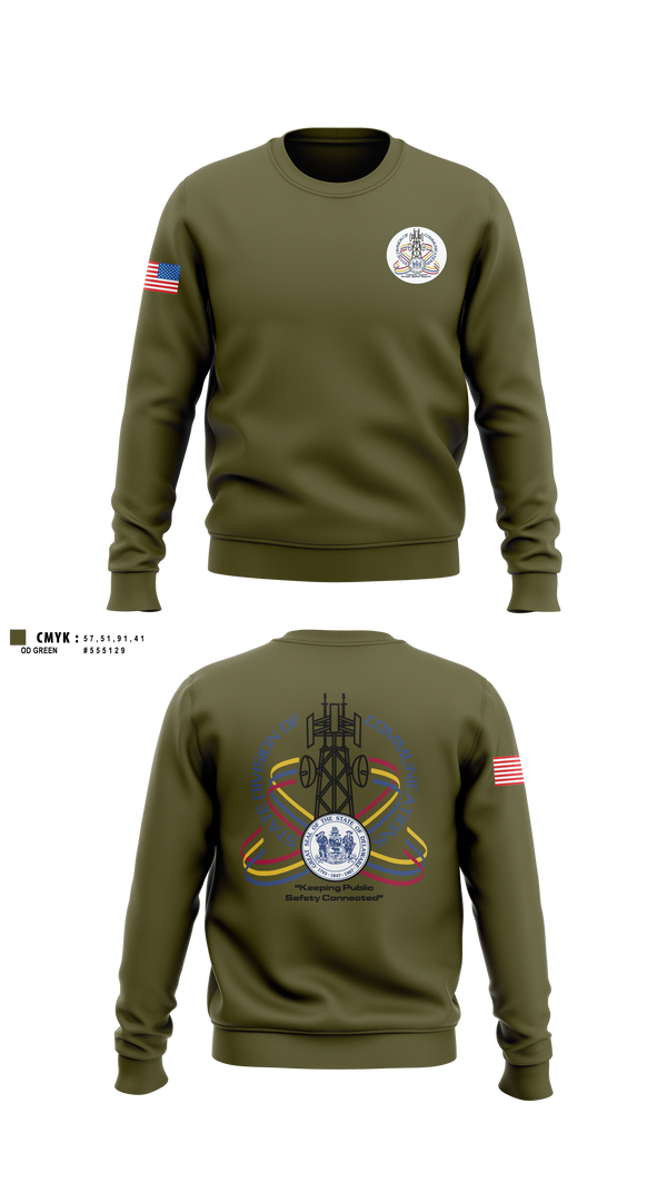Crew Neck Sweatshirt, Divcomm, Police, Teamtime, Team time, sublimation, custom sports apparel, team uniforms, spirit wear, spiritwear, sports uniforms, custom shirts, team store, custom team store, fundraiser sports, apparel fundraiser