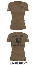 D Platoon 37319682 Women's Short Sleeve V-neck Shirt - 8