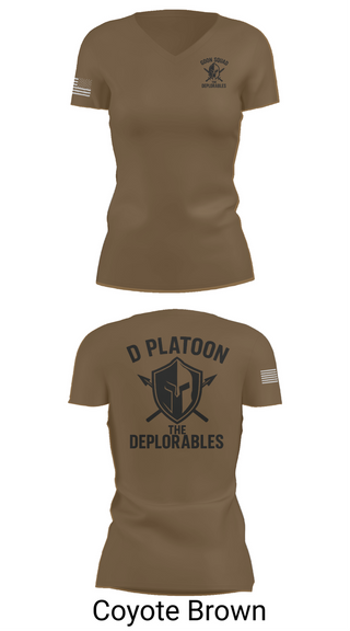 Womens Short Sleeve Vneck Shirt, D Platoon, Police, Teamtime, Team time, sublimation, custom sports apparel, team uniforms, spirit wear, spiritwear, sports uniforms, custom shirts, team store, custom team store, fundraiser sports, apparel fundraiser