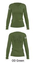 704th Chem Co 57484500 Women's Long Sleeve V-neck Shirt - 57
