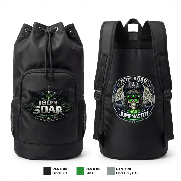 Gear Bag, 160th SOAR, Army, Teamtime, Team time, sublimation, custom sports apparel, team uniforms, spirit wear, spiritwear, sports uniforms, custom shirts, team store, custom team store, fundraiser sports, apparel fundraiser