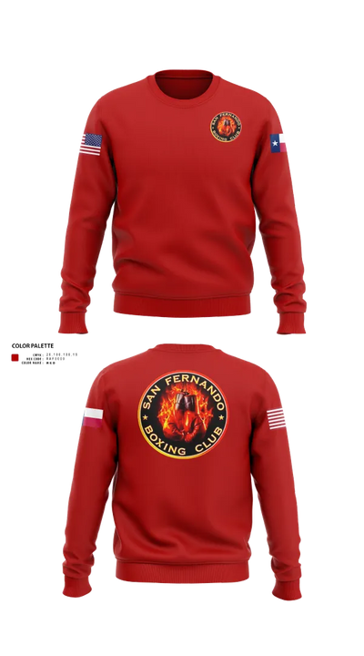 San Fernando Boxing Club 92427997 Crew Neck Sweatshirt - 22