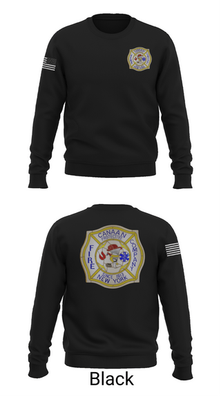 Crew Neck Sweatshirt, Canaan Protective Fire Company, Fire Department, Teamtime, Team time, sublimation, custom sports apparel, team uniforms, spirit wear, spiritwear, sports uniforms, custom shirts, team store, custom team store, fundraiser sports, apparel fundraiser