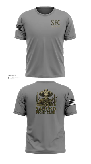 Old School Cotton Feel Shirt, Sancho Fight Club, , Teamtime, Team time, sublimation, custom sports apparel, team uniforms, spirit wear, spiritwear, sports uniforms, custom shirts, team store, custom team store, fundraiser sports, apparel fundraiser