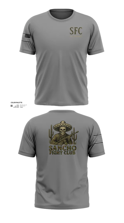 Sancho Fight Club 22906489 Old School Cotton Feel Shirt - 22