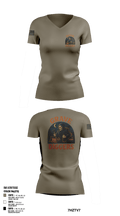 Grave Diggers Team 1 Women's Short Sleeve V-neck Shirt - 1