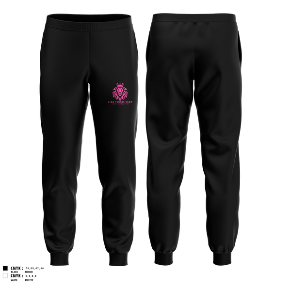 Joggers, Lion Tennis Team, Tennis, Teamtime, Team time, sublimation, custom sports apparel, team uniforms, spirit wear, spiritwear, sports uniforms, custom shirts, team store, custom team store, fundraiser sports, apparel fundraiser