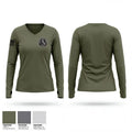 Hancock County Sheriffs Department 97623235 Women's Long Sleeve V-neck Shirt - 1