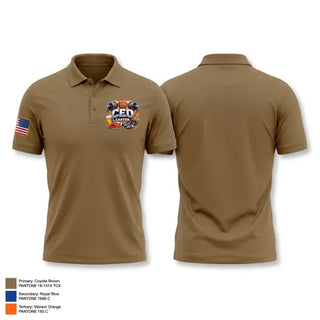 Short Sleeve Performance Polo, B.H.B.A.N., Army, Teamtime, Team time, sublimation, custom sports apparel, team uniforms, spirit wear, spiritwear, sports uniforms, custom shirts, team store, custom team store, fundraiser sports, apparel fundraiser