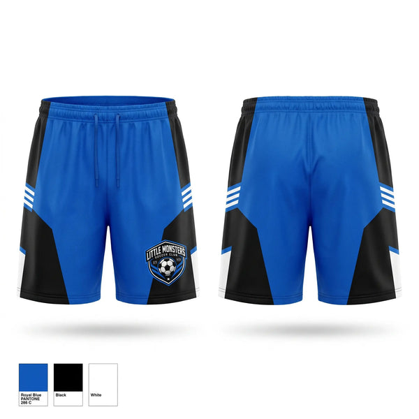 Athletic Shorts With Pockets, Little Monsters Soccer Club, Men's Soccer, Teamtime, Team time, sublimation, custom sports apparel, team uniforms, spirit wear, spiritwear, sports uniforms, custom shirts, team store, custom team store, fundraiser sports, apparel fundraiser