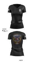 Crossett Police Department 1680573 Women's Short Sleeve V-neck Shirt - 1