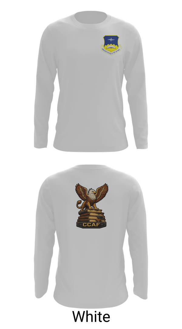 Long Sleeve Performance Shirt, CCAF, Air Force, Teamtime, Team time, sublimation, custom sports apparel, team uniforms, spirit wear, spiritwear, sports uniforms, custom shirts, team store, custom team store, fundraiser sports, apparel fundraiser