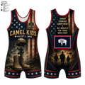 Camel kids 2026 Wrestling Singlet - 6