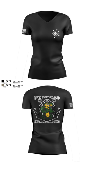 Womens Short Sleeve Vneck Shirt, DECK DEPARTMENT, , Teamtime, Team time, sublimation, custom sports apparel, team uniforms, spirit wear, spiritwear, sports uniforms, custom shirts, team store, custom team store, fundraiser sports, apparel fundraiser