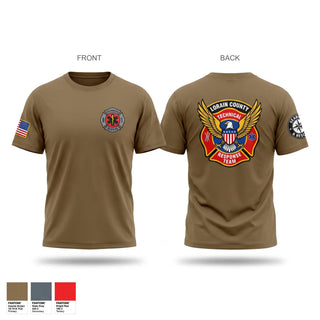 Old School Cotton Feel Shirt, Lorain County Technical Rescue Response Team, Fire Department, Teamtime, Team time, sublimation, custom sports apparel, team uniforms, spirit wear, spiritwear, sports uniforms, custom shirts, team store, custom team store, fundraiser sports, apparel fundraiser