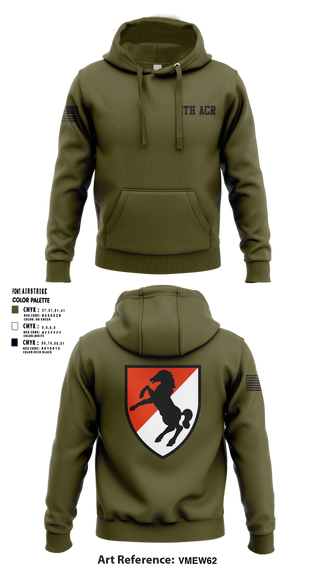 Hoodie, 11th ACR, , Teamtime, Team time, sublimation, custom sports apparel, team uniforms, spirit wear, spiritwear, sports uniforms, custom shirts, team store, custom team store, fundraiser sports, apparel fundraiser