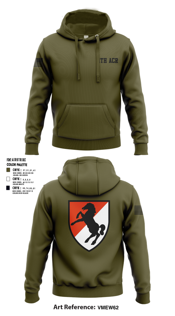 Hoodie, 11th ACR, , Teamtime, Team time, sublimation, custom sports apparel, team uniforms, spirit wear, spiritwear, sports uniforms, custom shirts, team store, custom team store, fundraiser sports, apparel fundraiser