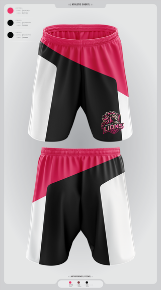 Athletic Shorts With Pockets, Fairfax Lions, Men's Soccer, Teamtime, Team time, sublimation, custom sports apparel, team uniforms, spirit wear, spiritwear, sports uniforms, custom shirts, team store, custom team store, fundraiser sports, apparel fundraiser