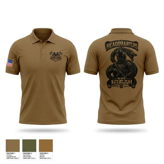 Short Sleeve Performance Polo, HHC 136th ESB, Army, Teamtime, Team time, sublimation, custom sports apparel, team uniforms, spirit wear, spiritwear, sports uniforms, custom shirts, team store, custom team store, fundraiser sports, apparel fundraiser