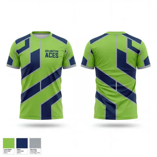 Short Sleeve Performance Shirt, Arlington Aces, Men's Soccer, Teamtime, Team time, sublimation, custom sports apparel, team uniforms, spirit wear, spiritwear, sports uniforms, custom shirts, team store, custom team store, fundraiser sports, apparel fundraiser