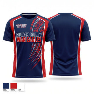 Soft Poly Tee Cotton Like Feel, PUTNAM COUNTY War Eagles, Men's Basketball, Teamtime, Team time, sublimation, custom sports apparel, team uniforms, spirit wear, spiritwear, sports uniforms, custom shirts, team store, custom team store, fundraiser sports, apparel fundraiser