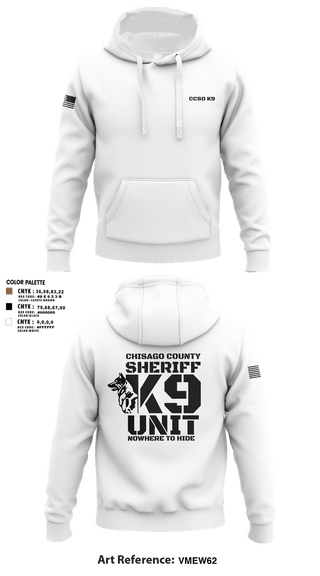 Hoodie, Chisago County K9 Unit, , Teamtime, Team time, sublimation, custom sports apparel, team uniforms, spirit wear, spiritwear, sports uniforms, custom shirts, team store, custom team store, fundraiser sports, apparel fundraiser