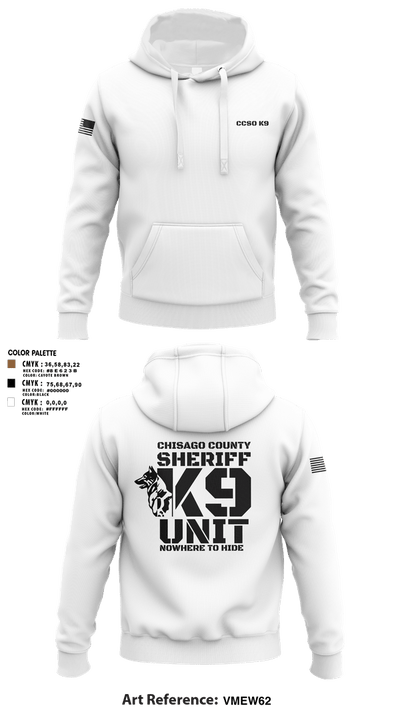 Chisago County K9 Unit 88074556 Hoodie - 106