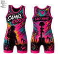 Camel kids 2026 Wrestling Singlet (Girls) - 11