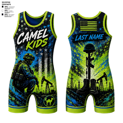 Camel kids 2026 Wrestling Singlet (Boys) - 14